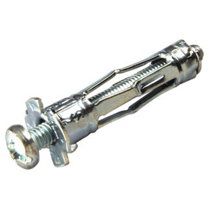 50 chevilles métal molly M5x36