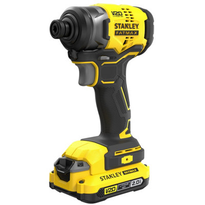 Stanley FATMAX Visseuse à Impacts Sans Fil 18V Lithium Ion Moteur Brushless 170 Nm 3500 cpsmn Avec 1 Mallette 2 Batteries 2Ah 1 Chargeur Gamme FATMAX V20 SFMCF810D2K QW - vue 9