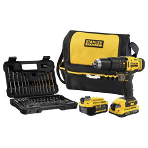 Perceuse à percussion 18 v + 2 batteries V20 + 50 accessoires