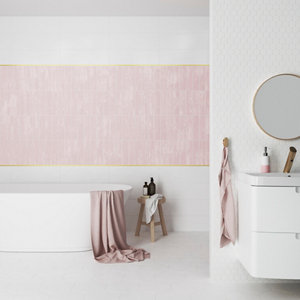 Mosaïque hexagonale "Plain" blanc - l. 30 x L. 30 cm