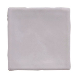 Carrelage mural "Vernisse" gris - l. 10 x L. 10 cm