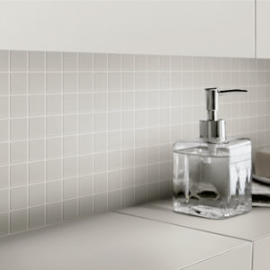 Mosaïque "Plain" gris foncé - 30 x 30 cm