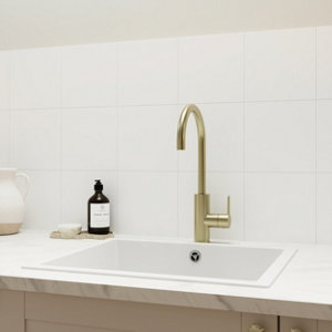 Carrelage mural "Spezzia" blanc - l. 20 x L. 20 cm