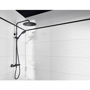 Listel "Azuro" noir - l. 2 x L. 90 cm