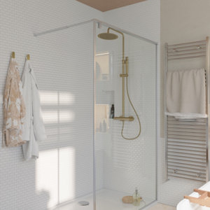 Mosaïque "Trentie" blanc - l. 30 x L. 30 cm