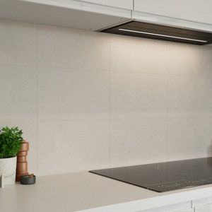 Carrelage mural "Cimenti" ivoire - l. 25 x L. 40 cm