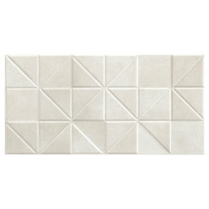 Décor mural "Smooth" blanc - l. 30,5 x L. 61 cm