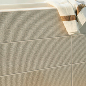 Décor mural "Chalky" gris - l. 20 x L. 60 cm