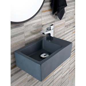 Mosaïque sol/mur pierre naturelle "Quartzite" mix beige - l. 30 x L. 30 cm