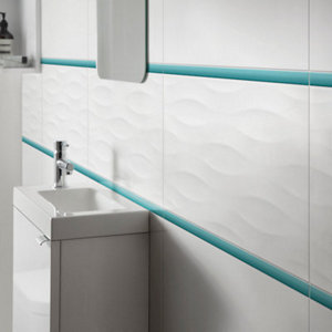 Listel "Palmi" bleu - l. 2 x L. 60 cm