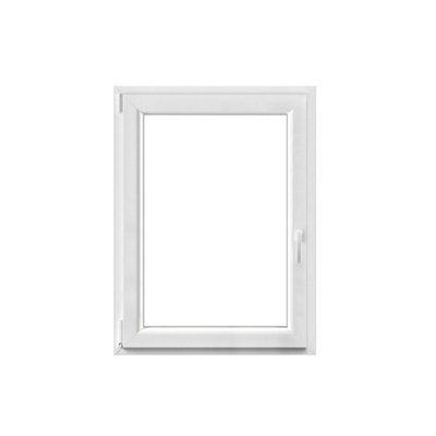 Fenêtre 1 vantail oscillo battante tirant gauche double vitrage GoodHome en PVC .85 x H.108 cm - vue 2