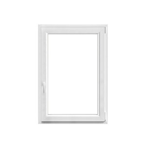 Fenêtre PVC blanc oscillo-battante 1 vantail droit h.115 x l.80 cm