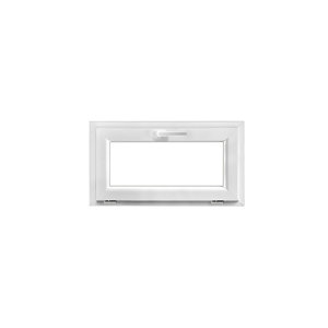 Châssis abattant PVC blanc 1 vantail h.45 x l.80 cm