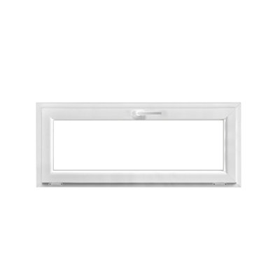 Fenêtre abattante par le haut double vitrage GoodHome en PVC .125 x H.63 cm - vue 2