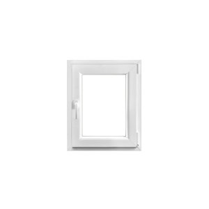 Fenêtre PVC blanc oscillo-battante 1 vantail droit h.75 x l.60 cm