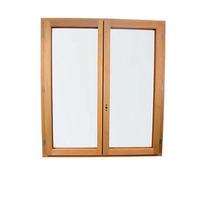 Fenêtre bois battante 2 vantaux H.115 x l.100 cm