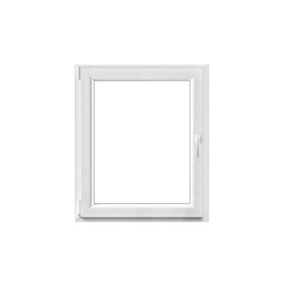 Fenêtre 1 vantail oscillo battante tirant gauche double vitrage GoodHome en PVC .85 x H.98 cm - vue 2