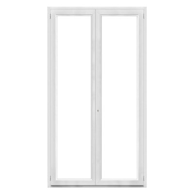 Porte fenêtre PVC 2 vantaux GoodHome .120 x h.205 cm tirant droit - vue 2