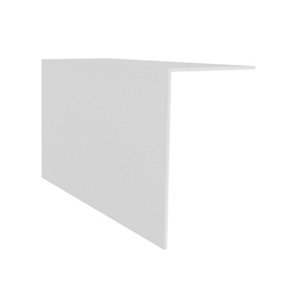 Habillage en L pour fenêtre PVC - Blanc - 6 x 4 cm