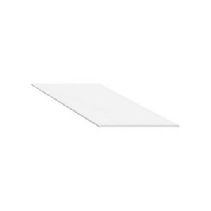 Habillage plat pour fenêtre et porte-fenêtre PVC blanc P.2,2 x l.8 cm