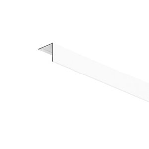 Habillage en L pour fenêtre alu - Blanc - 3,5 x 3,5