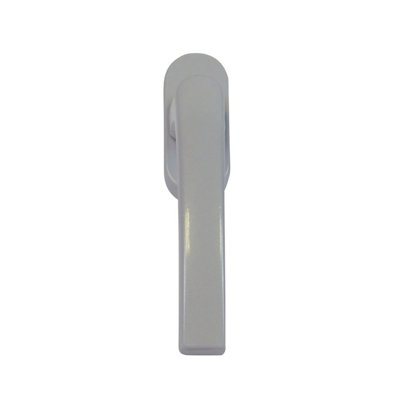 Poignée aluminium pour fenêtre bois RAL 9006 - vue 2