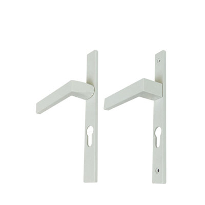Poignée alu carré cylindre pour porte fenêtre pvc - vue 2