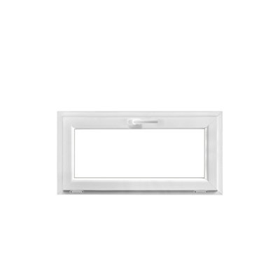 Fenêtre abattante par le haut double vitrage GoodHome en PVC .105 x H.63 cm - vue 2