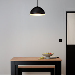 Suspension noir "Songor" Ø38 cm