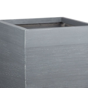 POT RAINURE GRIS 36CM  