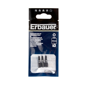 Embouts Impact Torx 20 25 mm 3 pcs