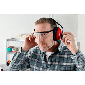 Casque antibruit avec serre-tête rigide réglable