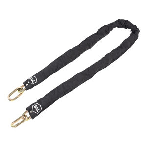 Chaîne de sécurité hexagonale acier trempé 150 cm noir