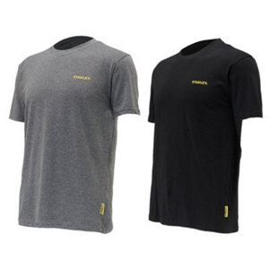 Lot de 2 t-shirts coton gris et noir taille XL