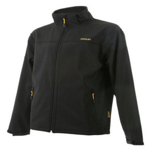 Veste SOFTSHELL TETTON noire avec doublure polaire et poches zippées Taille L