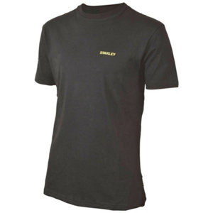T-shirt de travail noir et jaune manches courtes 100 % coton UTAH Taille L