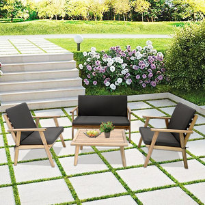 Salon de jardin bois acacia "Alana" 4 places