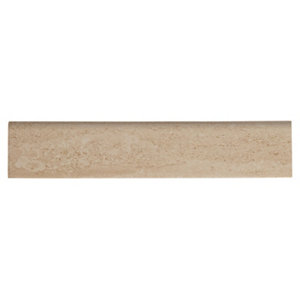 Plinthe carrelage "Travertina" beige - 8 x 40 cm