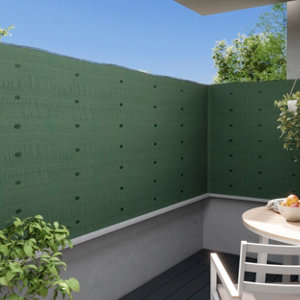 Brise-vue vert en PEHD H. 1,20 x L. 10 m 120 g/m²