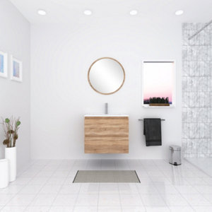 Ensemble meuble + vasque + miroir "Tiny" L. 60 cm