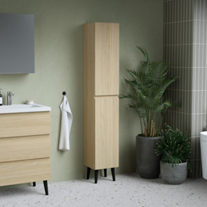 Colonne de rangement decor scandinave "style" l.30 x h.176 x p.30 cm