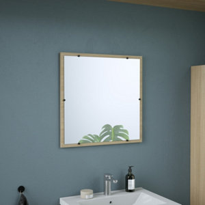Miroir decor scandinave "style" l.60 x h.60 x p.2 cm