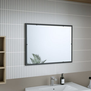 Miroir gris "style" l.80 x h.60 x p.2 cm