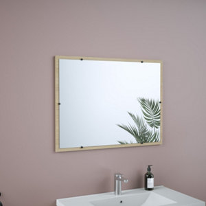 Miroir decor scandinave "style" l.80 x h.60 x p.2 cm