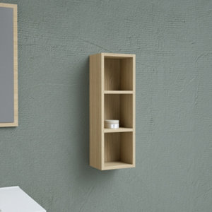 Rangement mural 3 niches decor scandinave "style" l.20 x h.60 x p.15 cm
