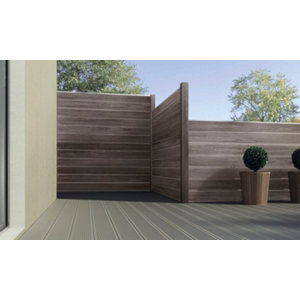 Kit complet 2 poteaux aluminium - 240 x 7 x 7 cm