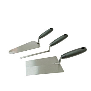 Lot de 3 truelles - 165-200 et 10 mm