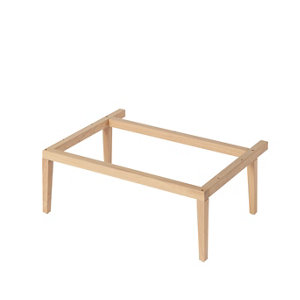 Base 4 pieds pour meuble de salle de bains Avela L.60 cm