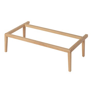 Base 4 pieds pour meuble de salle de bains Avela L.80 cm