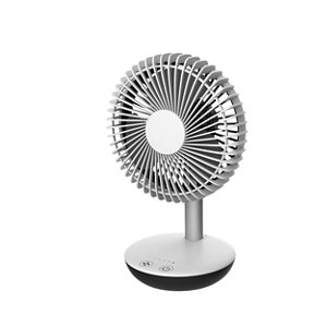 Mini ventilateur de table blanc rechargeable